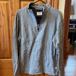 Linksoul Men's Gray Zip-Up Sweater